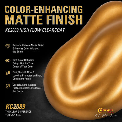 UMC Urethane Ultra Metallic Colors - Gold Metallic- Gallon Matte Kit