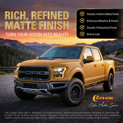 UMC Urethane Ultra Metallic Colors - Gold Metallic- Gallon Matte Kit