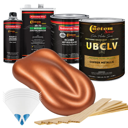 UMC Urethane Ultra Metallic Colors - Copper Metallic- Gallon Matte Kit