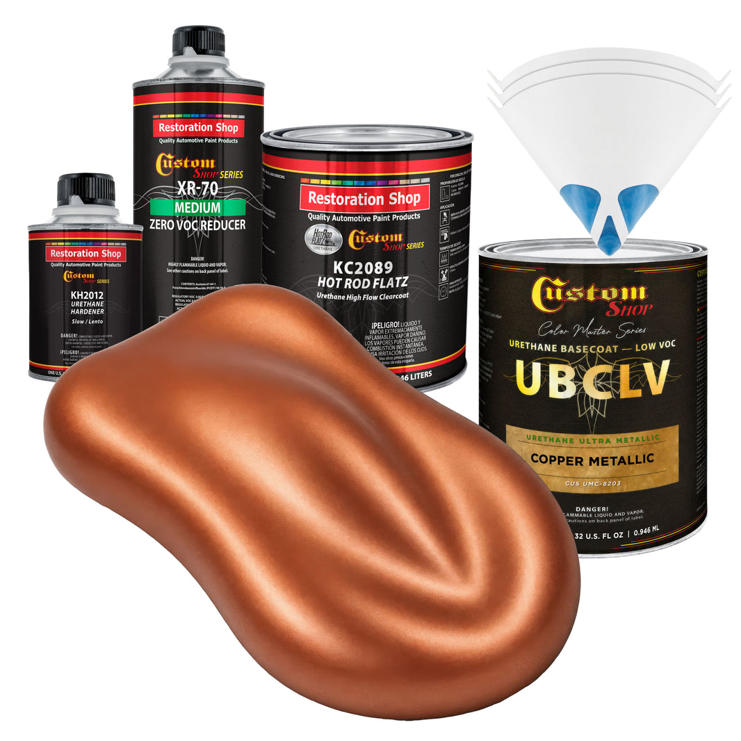 UMC Urethane Ultra Metallic Colors - Copper Metallic- Quart Matte Kit