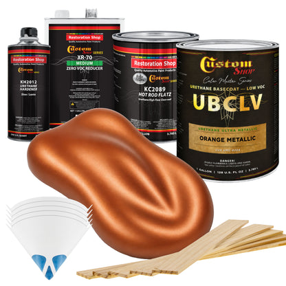 UMC Urethane Ultra Metallic Colors - Orange Metallic- Gallon Matte Kit