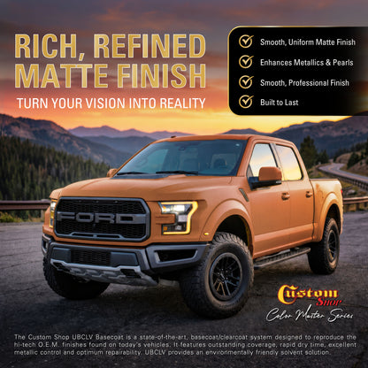 UMC Urethane Ultra Metallic Colors - Orange Metallic- Quart Matte Kit