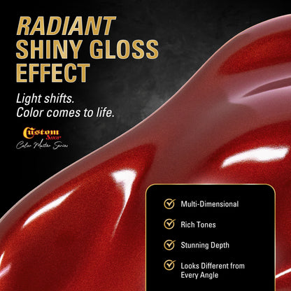 UMC Urethane Ultra Metallic Colors - Fire Red Metallic- Gallon Gloss Kit