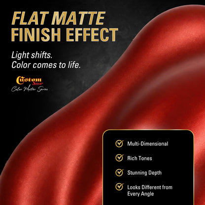 UMC Urethane Ultra Metallic Colors - Fire Red Metallic- Gallon Matte Kit