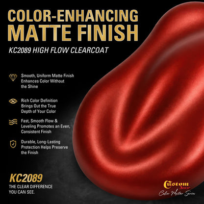 UMC Urethane Ultra Metallic Colors - Fire Red Metallic- Gallon Matte Kit