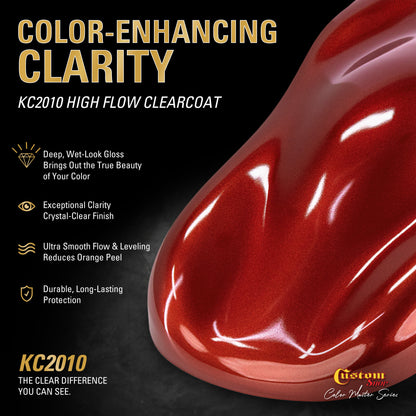 UMC Urethane Ultra Metallic Colors - Fire Red Metallic- Quart Gloss Kit