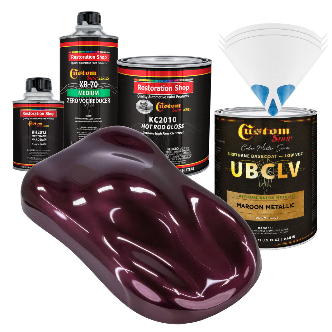 UMC Urethane Ultra Metallic Colors - Maroon Metallic- Quart Gloss Kit