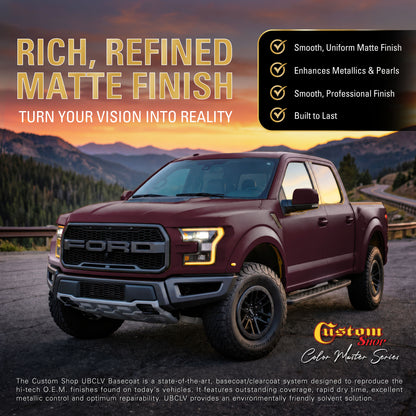 UMC Urethane Ultra Metallic Colors - Maroon Metallic- Quart Matte Kit