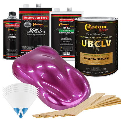 UMC Urethane Ultra Metallic Colors - Magenta Metallic- Gallon Gloss Kit