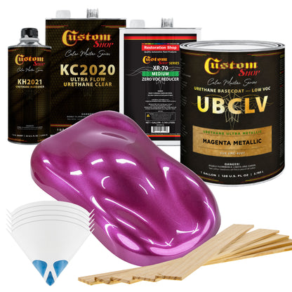UMC Urethane Ultra Metallic Colors - Magenta Metallic- Gallon Ultra Flow Kit
