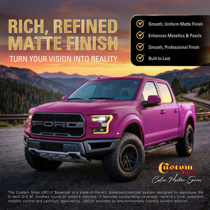 UMC Urethane Ultra Metallic Colors - Magenta Metallic- Gallon Matte Kit