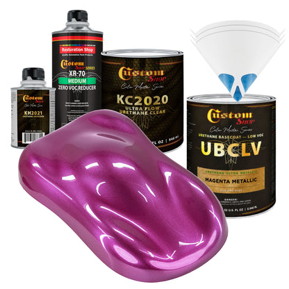 UMC Urethane Ultra Metallic Colors - Magenta Metallic- Quart Ultra Flow Kit