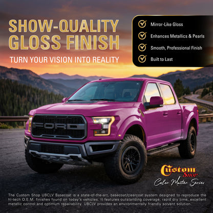 UMC Urethane Ultra Metallic Colors - Magenta Metallic- Quart Ultra Flow Kit