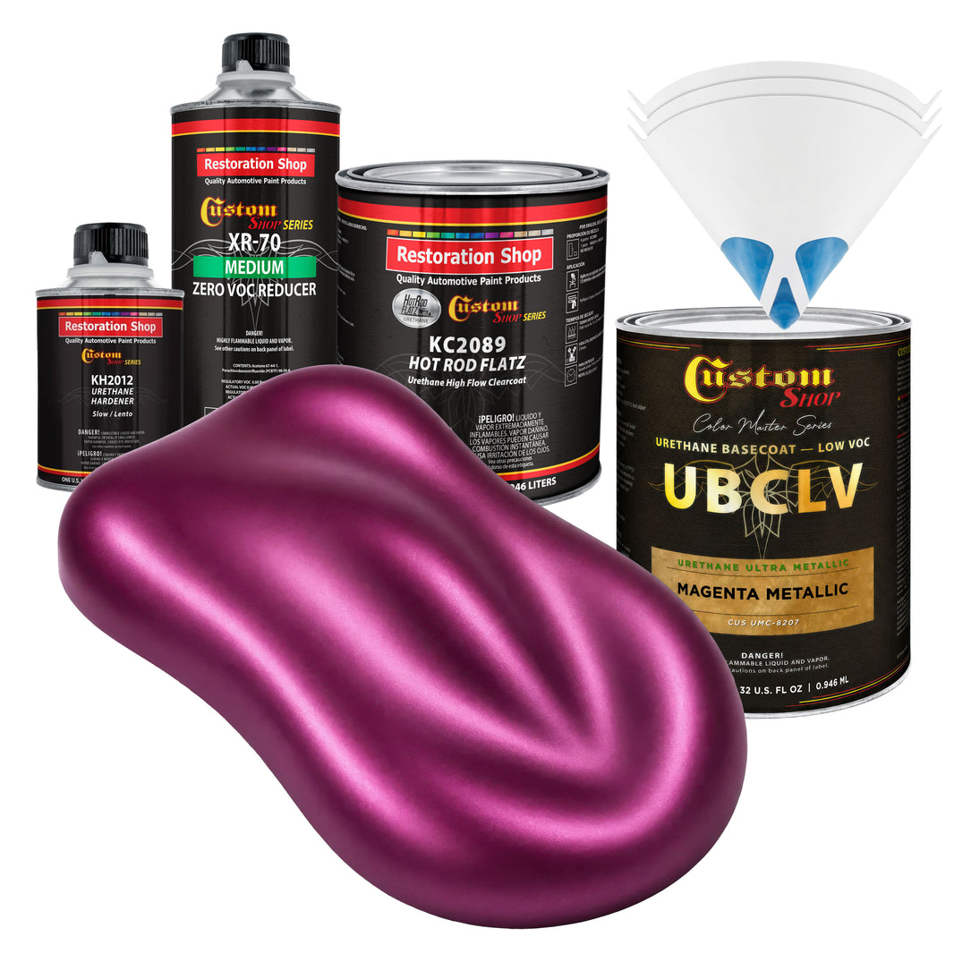 UMC Urethane Ultra Metallic Colors - Magenta Metallic- Quart Matte Kit