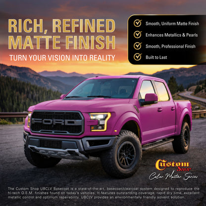 UMC Urethane Ultra Metallic Colors - Magenta Metallic- Quart Matte Kit
