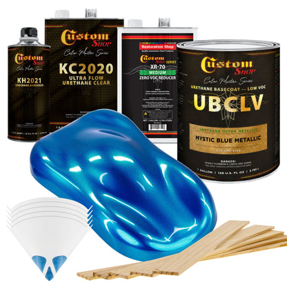 UMC Urethane Ultra Metallic Colors - Mystic Blue Metallic- Gallon Ultra Flow Kit