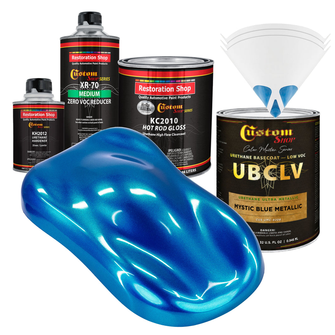 UMC Urethane Ultra Metallic Colors - Mystic Blue Metallic- Quart Gloss Kit