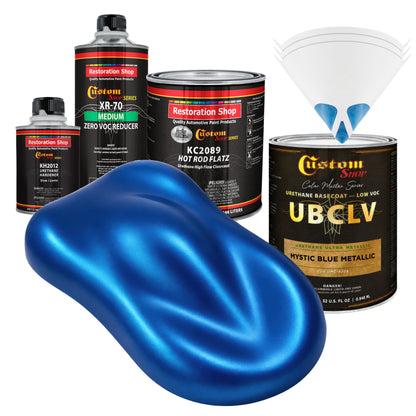 UMC Urethane Ultra Metallic Colors - Mystic Blue Metallic- Quart Matte Kit
