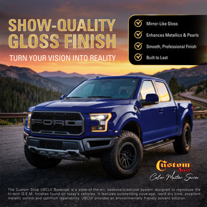 UMC Urethane Ultra Metallic Colors - Dark Blue Metallic- Gallon Ultra Flow Kit
