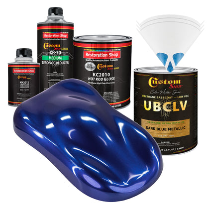 UMC Urethane Ultra Metallic Colors - Dark Blue Metallic- Quart Gloss Kit