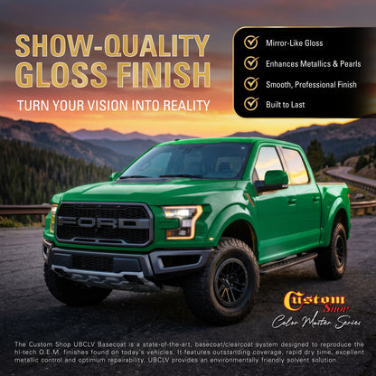 UMC Urethane Ultra Metallic Colors - Bright Green Metallic- Gallon Gloss Kit