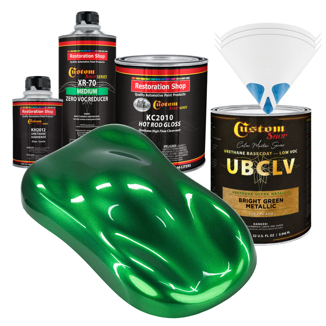 UMC Urethane Ultra Metallic Colors - Bright Green Metallic- Quart Gloss Kit