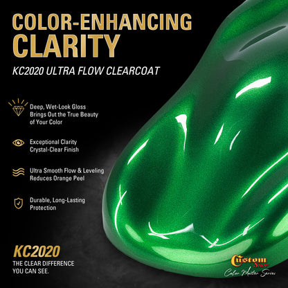 UMC Urethane Ultra Metallic Colors - Bright Green Metallic- Quart Ultra Flow Kit