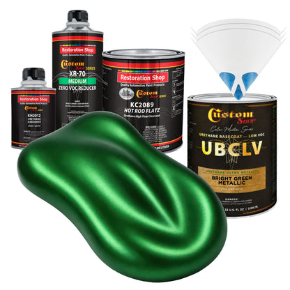 UMC Urethane Ultra Metallic Colors - Bright Green Metallic- Quart Matte Kit