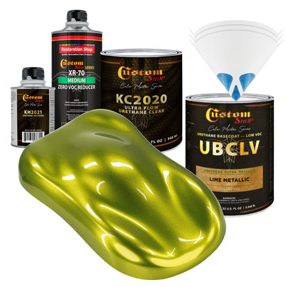 UMC Urethane Ultra Metallic Colors - Lime Metallic- Quart Ultra Flow Kit