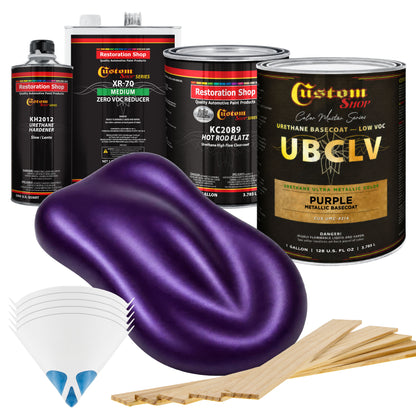 UMC Urethane Ultra Metallic Colors - Purple Metallic- Gallon Matte Kit