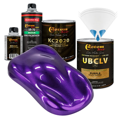 UMC Urethane Ultra Metallic Colors - Purple Metallic- Quart Ultra Flow Kit