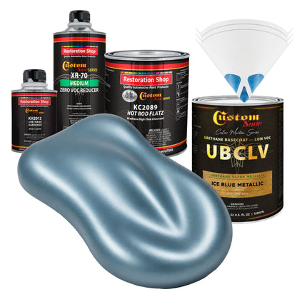 UMC Urethane Ultra Metallic Colors - Ice Blue Metallic- Quart Matte Kit