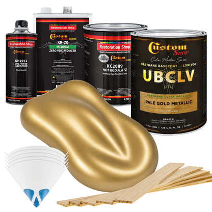 UMC Urethane Ultra Metallic Colors - Pale Gold Metallic- Gallon Matte Kit