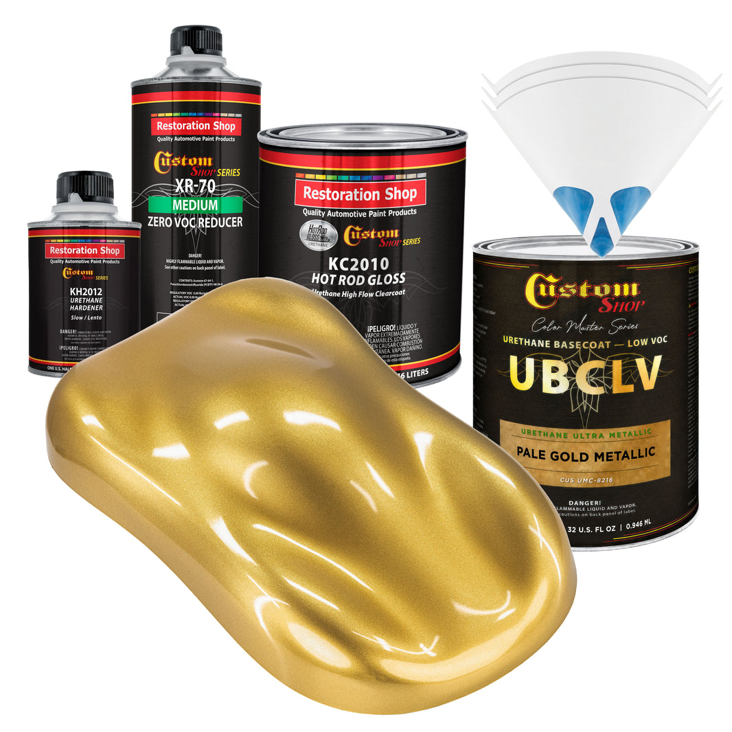 UMC Urethane Ultra Metallic Colors - Pale Gold Metallic- Quart Gloss Kit