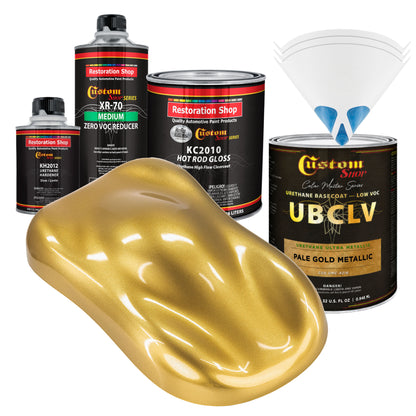UMC Urethane Ultra Metallic Colors - Pale Gold Metallic- Quart Gloss Kit