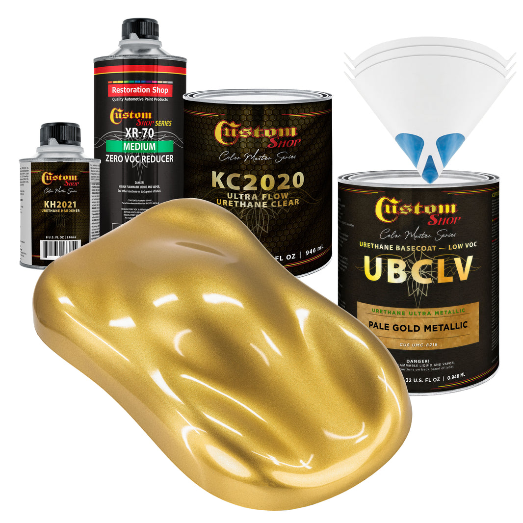 UMC Urethane Ultra Metallic Colors - Pale Gold Metallic- Quart Ultra Flow Kit