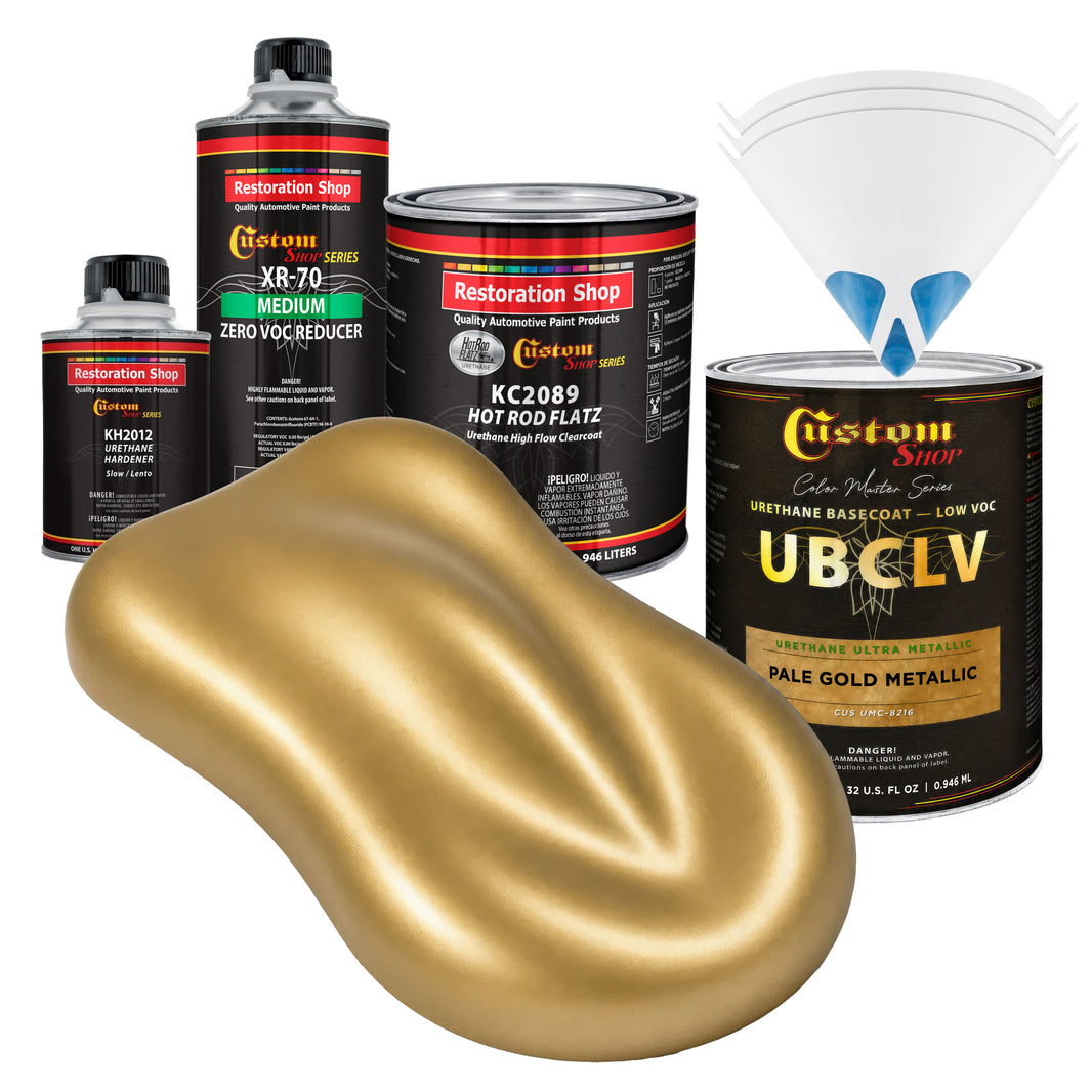 UMC Urethane Ultra Metallic Colors - Pale Gold Metallic- Quart Matte Kit