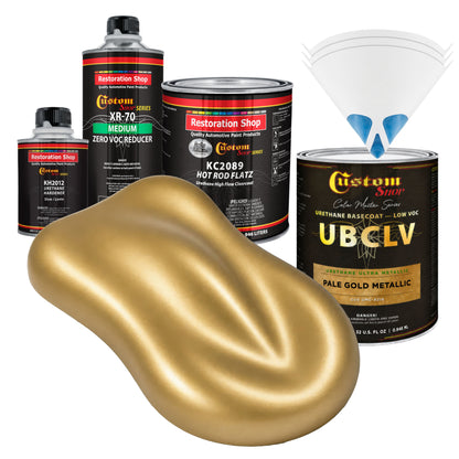 UMC Urethane Ultra Metallic Colors - Pale Gold Metallic- Quart Matte Kit