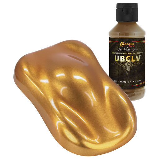 Custom Shop UMS Urethane Ultra Metallic Sparkle - Gold Metallic Sparkle- 4-Ounce Bottle