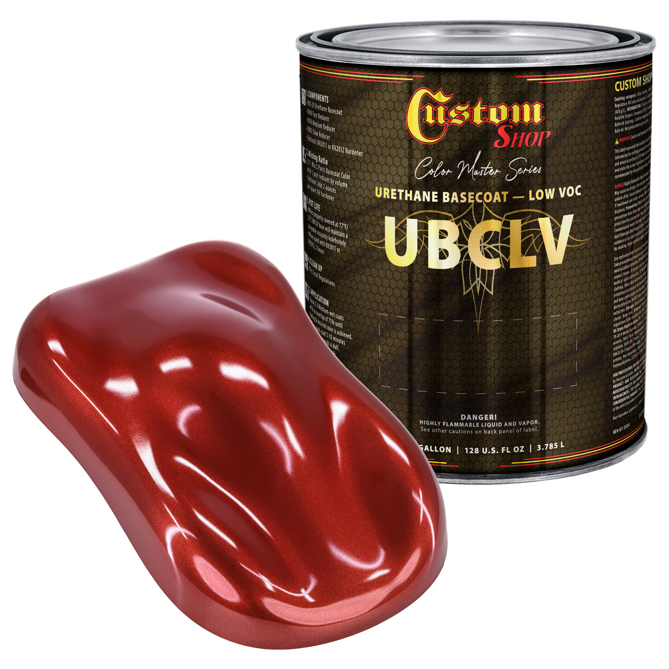 UMS Urethane Ultra Metallic Sparkle - Fire Red Metallic Sparkle
