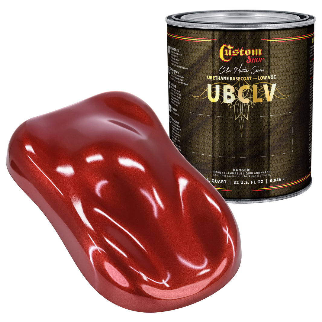 UMS Urethane Ultra Metallic Sparkle - Fire Red Metallic Sparkle- Quart