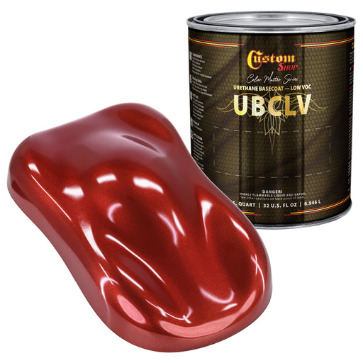 Custom Shop UMS Urethane Ultra Metallic Sparkle - Fire Red Metallic Sparkle- Quart