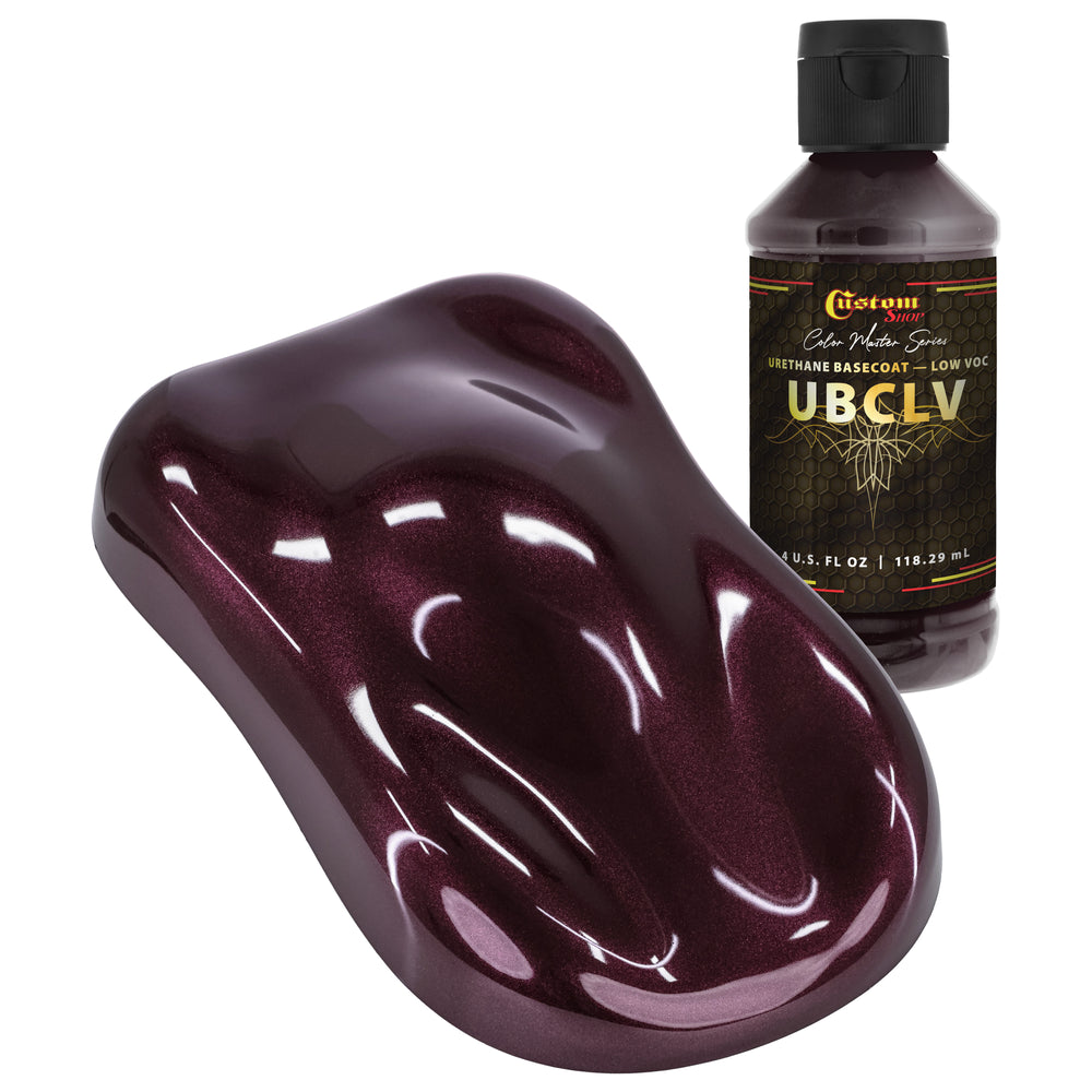 Custom Shop UMS Urethane Ultra Metallic Sparkle - Maroon Metallic Sparkle- 4-Ounce Bottle