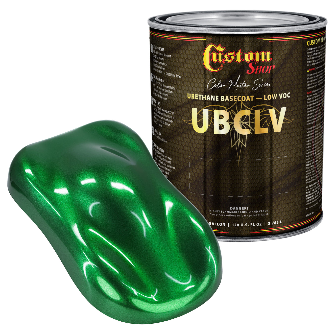 UMS Urethane Ultra Metallic Sparkle - Bright Green Metallic Sparkle