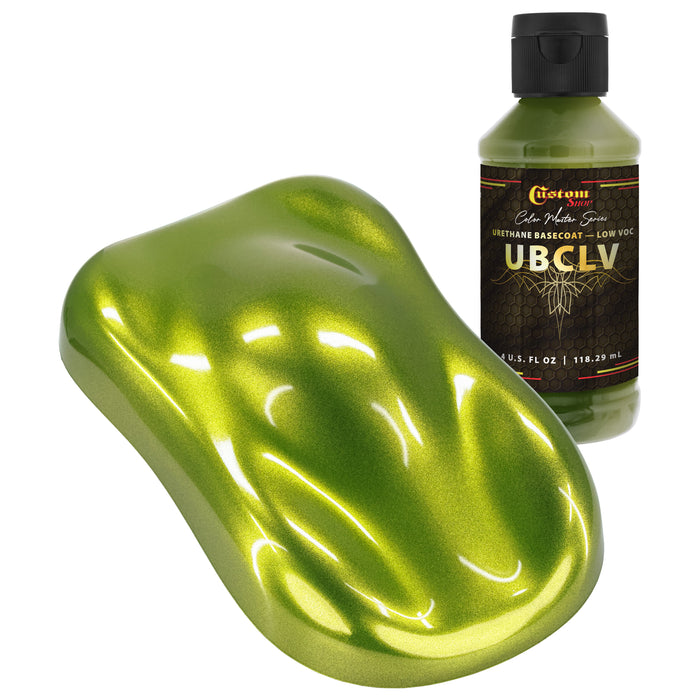 Custom Shop UMS Urethane Ultra Metallic Sparkle - Lime Metallic Sparkle- 4-Ounce Bottle