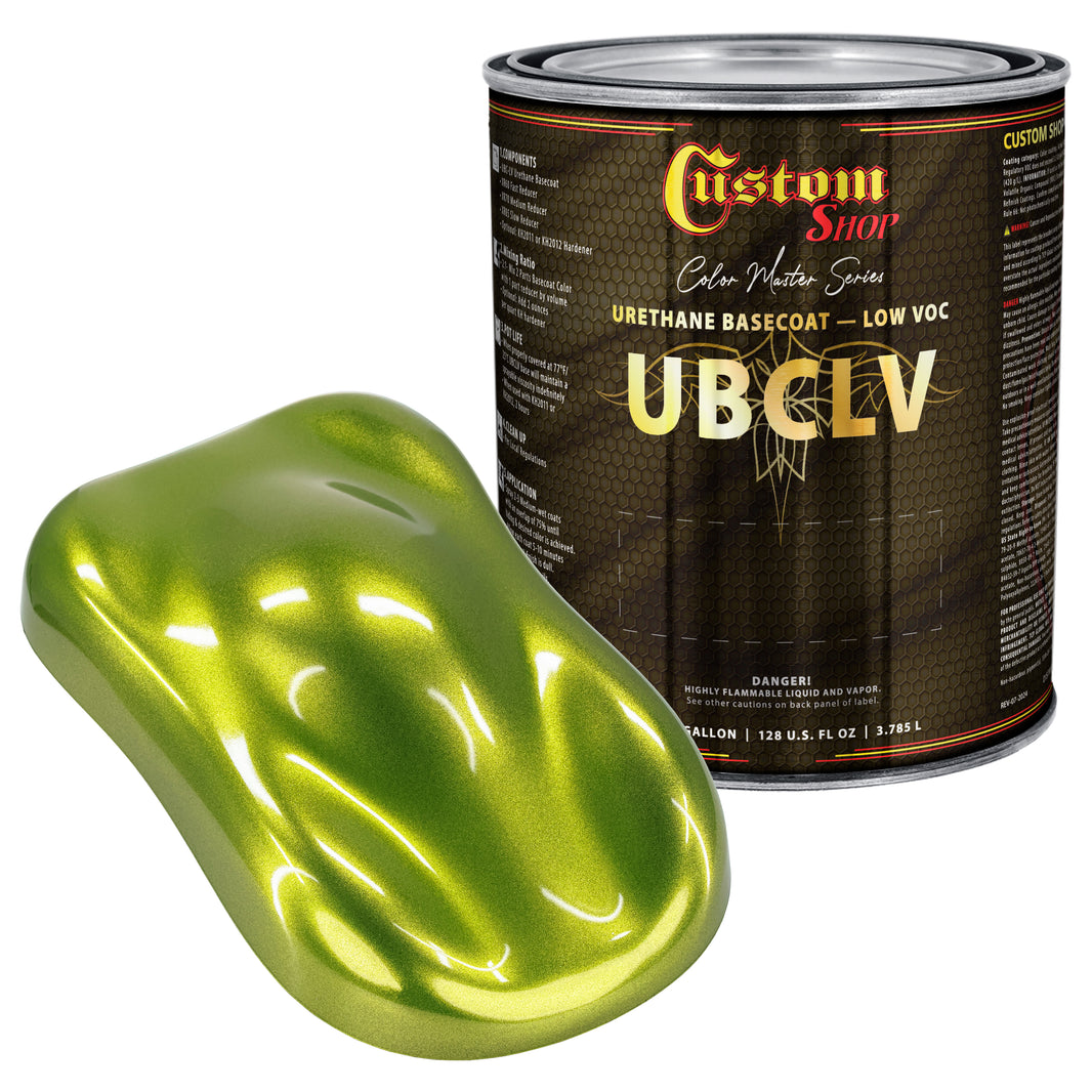 UMS Urethane Ultra Metallic Sparkle - Lime Metallic Sparkle- Gallon