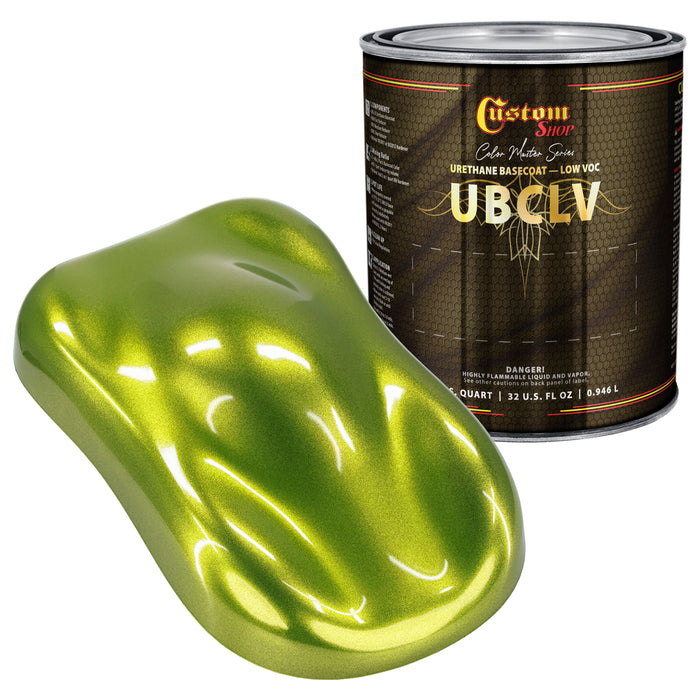 Custom Shop UMS Urethane Ultra Metallic Sparkle - Lime Metallic Sparkle- Quart