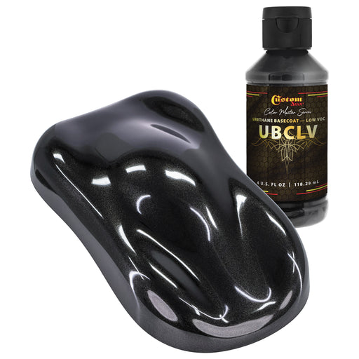 Custom Shop UMS Urethane Ultra Metallic Sparkle - Black Metallic Sparkle- 4-Ounce Bottle