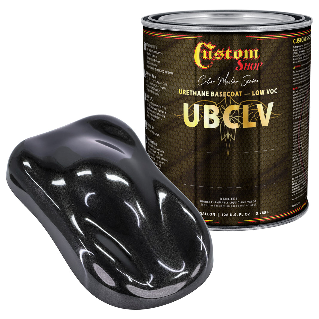 UMS Urethane Ultra Metallic Sparkle - Black Metallic Sparkle- Gallon