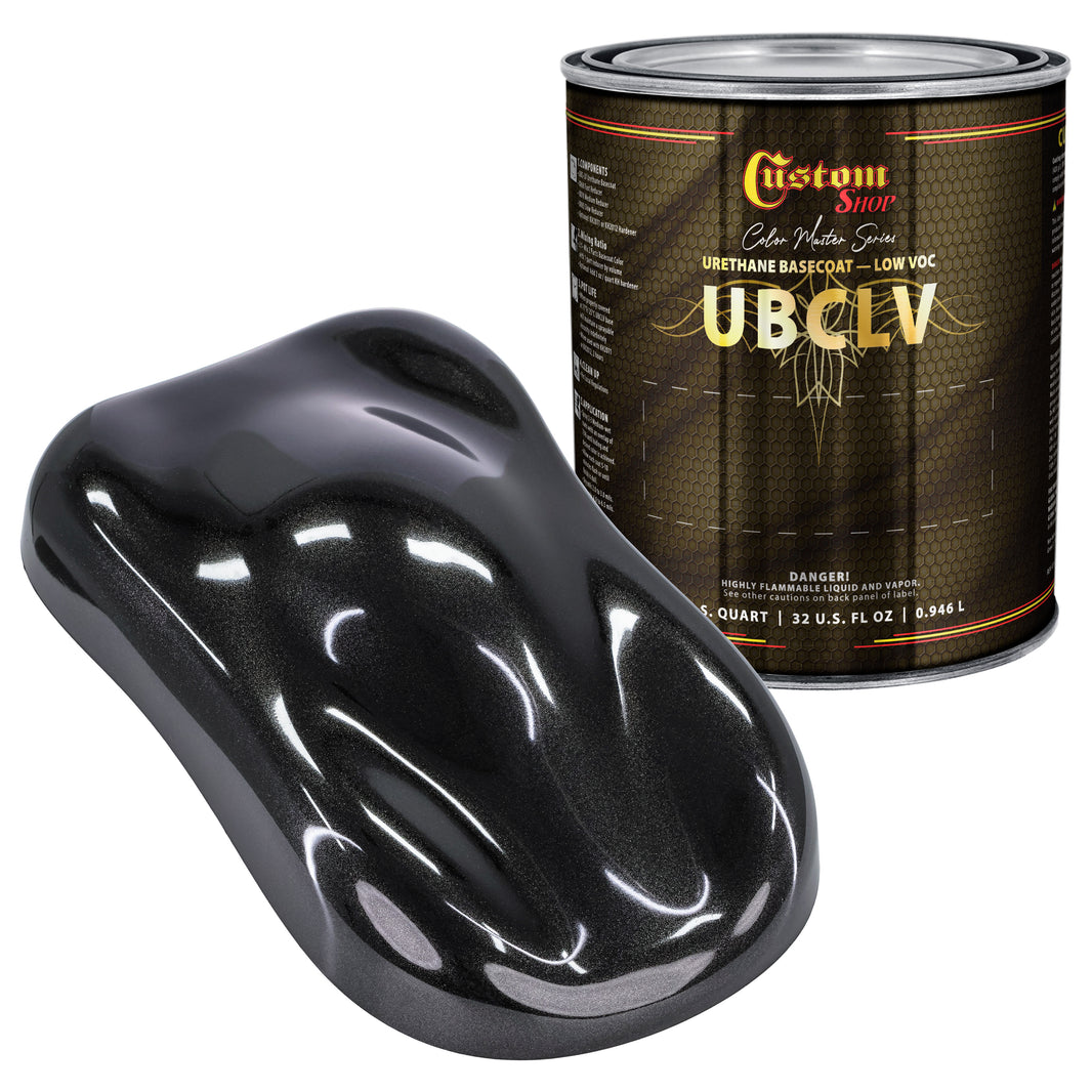 UMS Urethane Ultra Metallic Sparkle - Black Metallic Sparkle- Quart
